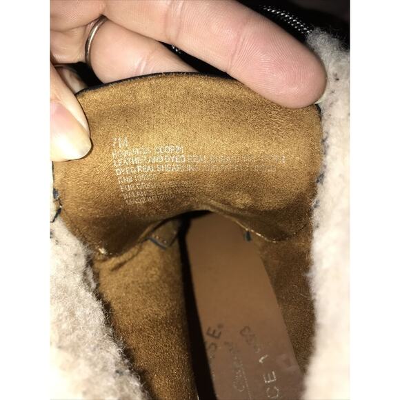 Kork Ease Leather With Sheepskin Lining Cooper Boots Size 7M - Picture 6 of 9